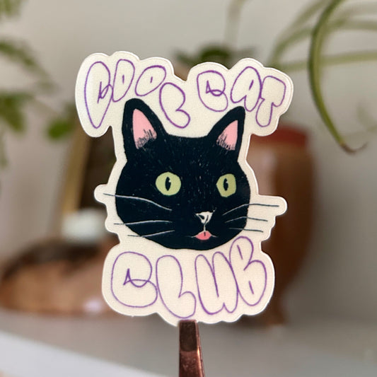 Cool Cat Club Sticker