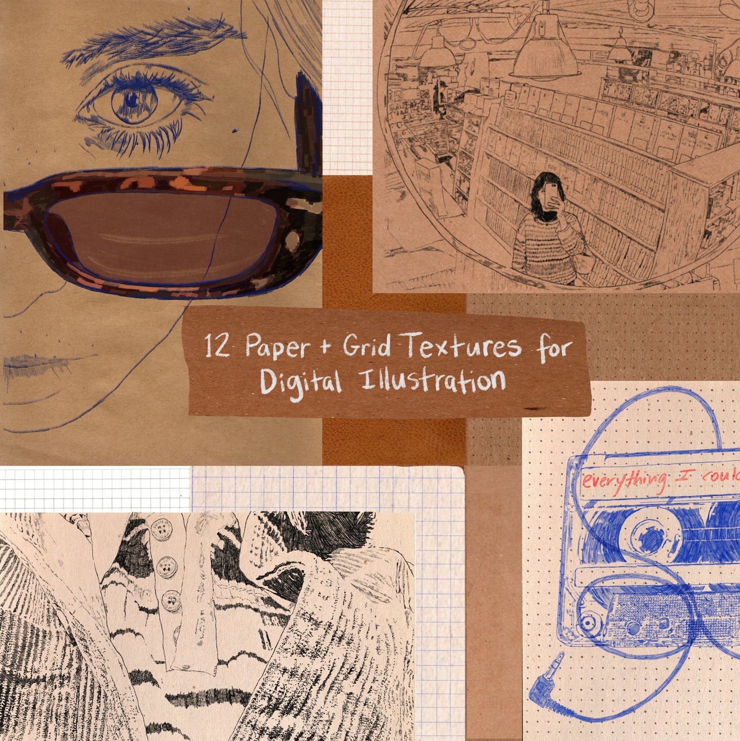 Digital Illustration Texture Pack